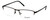 Esquire Semi-Rimless Stainless Steel Eyeglasses EQ1520 Gun Metal 54mm Rx BiFocal