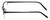 Esquire Semi-Rimless Stainless Steel Eyeglasses EQ1520 Gun Metal 54mm Rx BiFocal