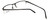 Esquire Semi-Rimless Stainless Steel Eyeglasses EQ1520 Gun Metal 54mm Rx BiFocal
