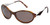 BOZ Designer Sunglasses New Day 9515 in Cheetah Print Frame & Brown Lens 60mm