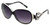 Boz Designer Sunglasses Oxford 0010 in Black White Frame & Violet Gradient Lens 59mm