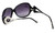 Boz Designer Sunglasses Oxford 0010 in Black White Frame & Violet Gradient Lens 59mm