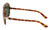 Salvatore Ferragamo Designer Folding Sunglasses SF662SP in Havana & Polarized Green Lens (218)