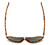 Salvatore Ferragamo Designer Folding Sunglasses SF662SP in Havana & Polarized Green Lens (218)
