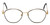 Regency Designer Eyeglasses Yale in Gold-Black 52mm :: Custom Left & Right Lens