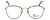 Regency Designer Eyeglasses Ashley in Gold-Jade 54mm :: Rx Single Vision