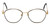 Regency Designer Eyeglasses Yale in Gold-Black 52mm :: Rx Single Vision