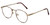 Fashion Optical Designer Eyeglasses E788 in Gold-Burgundy 48mm :: Progressive