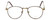 Fashion Optical Designer Eyeglasses E788 in Gold-Burgundy 48mm :: Progressive