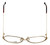 Fashion Optical Designer Eyeglasses E1013 in Gold-Demi-Amber 57mm :: Progressive