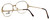 Fashion Optical Designer Reading Glasses E1013 in Gold-Demi-Amber 57mm