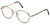 Regency Designer Reading Glasses Yale in Gold-Black 52mm