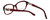 Silver Dollar Designer Eyeglasses Cashmere 467 in Auburn 53mm :: Rx Single Vision