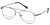 Silver Dollar Designer Eyeglasses Gunnison in Gunmetal 54mm :: Rx Single Vision