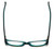 Cinzia Designer Eyeglasses Chisel C1 in Khaki Teal 52mm :: Custom Left & Right Lens