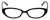 Cinzia Designer Eyeglasses CBR1 C1 in Black 51mm :: Custom Left & Right Lens