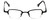 Cinzia Designer Eyeglasses Fine Print 01 in Black 44mm :: Custom Left & Right Lens