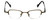 Cinzia Designer Eyeglasses Fine Print 02 in Gunmetal 44mm :: Custom Left & Right Lens