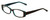 Cinzia Designer Eyeglasses Chisel C1 in Khaki Teal 52mm :: Rx Single Vision