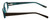 Cinzia Designer Eyeglasses Chisel C1 in Khaki Teal 52mm :: Rx Single Vision