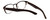 Cinzia Designer Eyeglasses The Innovator C2 in Brown 49mm :: Rx Single Vision