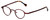 Cinzia Designer Eyeglasses Editorial 03 in Red 39mm :: Progressive