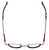 Cinzia Designer Eyeglasses Editorial 03 in Red 39mm :: Progressive