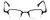 Cinzia Designer Eyeglasses Fine Print 01 in Black 44mm :: Progressive