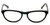 Cinzia Designer Reading Glasses Libertine C1 in Black 50mm