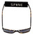 Spine Optics Designer Sunglasses SP7005-104 in Tortoise with Polarized Grey Tint 59mm