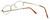 Flex Collection Designer Eyeglasses FL-53 in Gold-Demi-Amber 40mm :: Custom Left & Right Lens