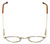 Flex Collection Designer Eyeglasses FL-53 in Gold-Demi-Amber 40mm :: Custom Left & Right Lens