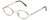 Flex Collection Designer Eyeglasses FL-65 in Gold-Demi-Brown 44mm :: Custom Left & Right Lens