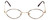 Flex Collection Designer Eyeglasses FL-65 in Gold-Demi-Brown 44mm :: Custom Left & Right Lens