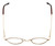 Flex Collection Designer Eyeglasses FL-65 in Gold-Demi-Brown 44mm :: Custom Left & Right Lens
