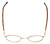 FlexPlus Collection Designer Eyeglasses Model 64 in Gold-Demi-Amber 46mm :: Custom Left & Right Lens