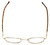 FlexPlus Collection Designer Eyeglasses Model  82 in Gold-Demi-Brown 50mm :: Custom Left & Right Lens