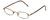 FlexPlus Collection Designer Eyeglasses Model 93 in Brown-Satin 44mm :: Custom Left & Right Lens