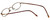 FlexPlus Collection Designer Eyeglasses Model 93 in Brown-Satin 44mm :: Custom Left & Right Lens