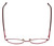 FlexPlus Collection Designer Eyeglasses Model 102 in Burgundy 46mm :: Custom Left & Right Lens