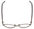 FlexPlus Collection Designer Eyeglasses Model 102 in Shiny-Brown 46mm :: Custom Left & Right Lens