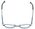 FlexPlus Collection Designer Eyeglasses Model 105 in Blue 45mm :: Custom Left & Right Lens