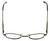 FlexPlus Collection Designer Eyeglasses Model 105 in Brown 45mm :: Custom Left & Right Lens