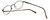 Flex Collection Designer Eyeglasses FL-53 in Ant-Gold 43mm :: Rx Single Vision