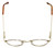 Flex Collection Designer Eyeglasses FL-53 in Gold-Demi-Amber 40mm :: Rx Single Vision
