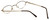 Flex Collection Designer Eyeglasses FL-75 in Gold 41mm :: Rx Single Vision