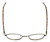 FlexPlus Collection Designer Eyeglasses Model 82 in Ant-Gold 50mm :: Rx Single Vision