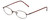 FlexPlus Collection Designer Eyeglasses Model 89 in Brown-Satin 46mm :: Rx Single Vision