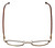 FlexPlus Collection Designer Eyeglasses Model 93 in Brown-Satin 44mm :: Rx Single Vision