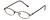 FlexPlus Collection Designer Eyeglasses Model 96 in Shiny-Brown 43mm :: Rx Single Vision